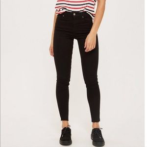 topshop black jamie jeans